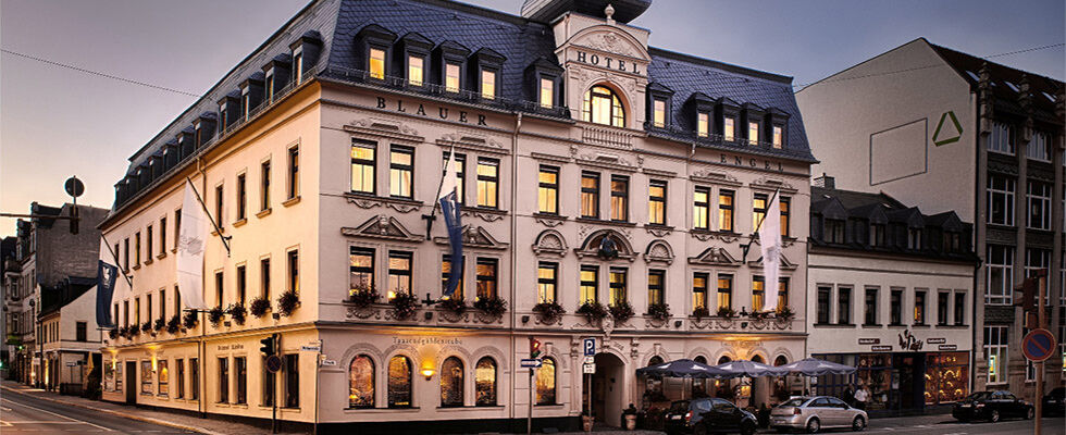 Hotel Blauer Engel Aue  Eksteriør billede